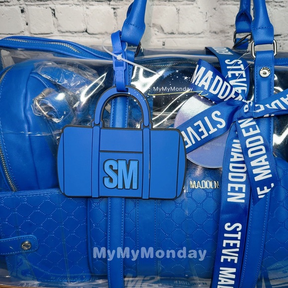 Steve Madden Clear Duffle Bag Set of 7 - Picture 2 of 10